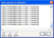Send Selected to Clipboard -Preview