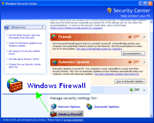Firewall computer basic security