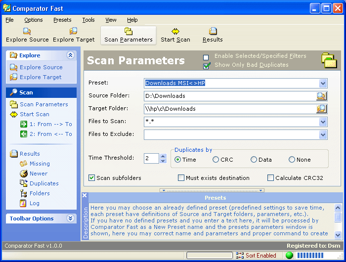 Comparator Fast - Duplicate File Detection, Compare Folders.