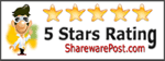 5 stars rated on SharewarePost.com