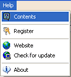 Help Menu (Contents)